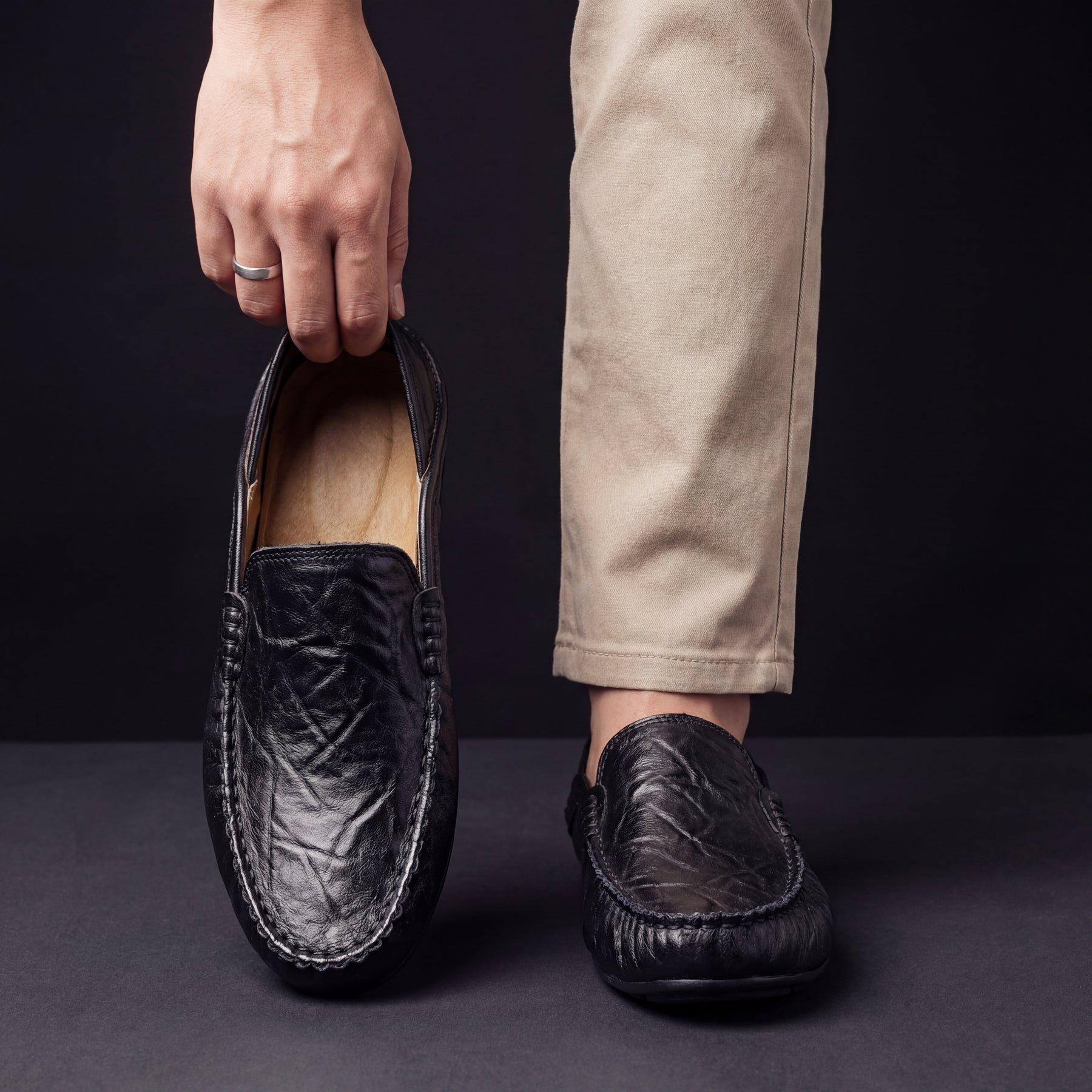 Florence | Mocassin Artisanal Confort Premium