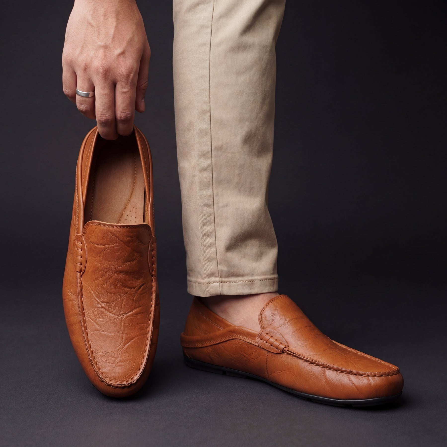 Florence | Mocassin Artisanal Confort Premium