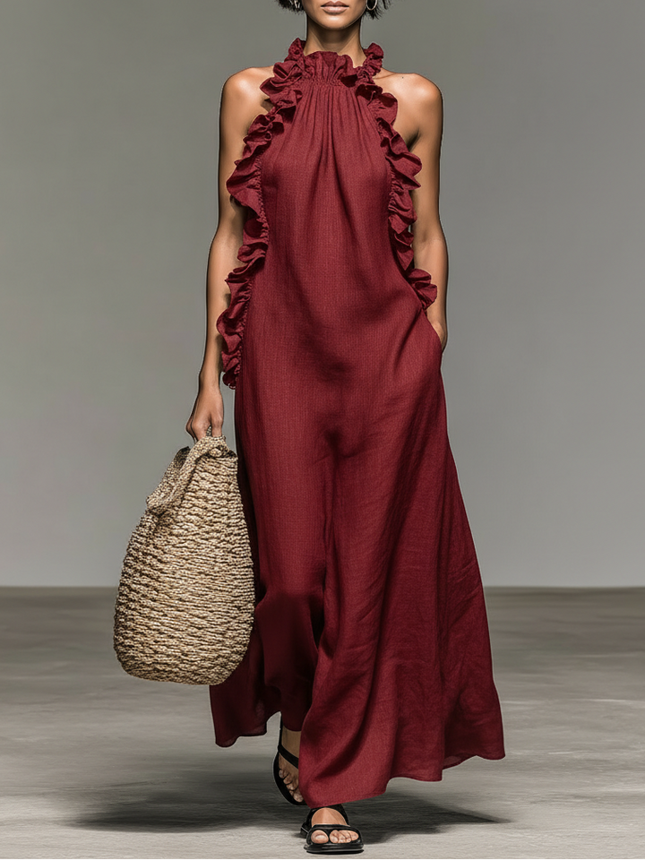 LUNA | Maxi Dress with Pockets