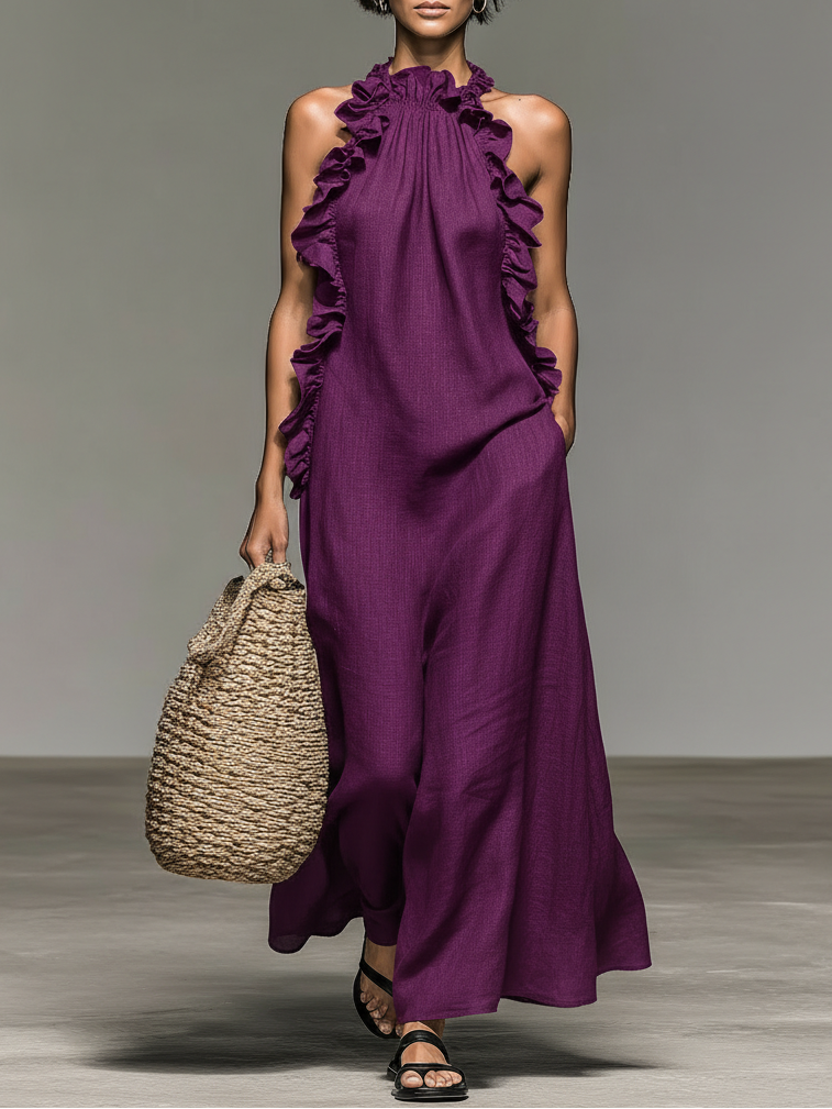 LUNA | Maxi Dress with Pockets