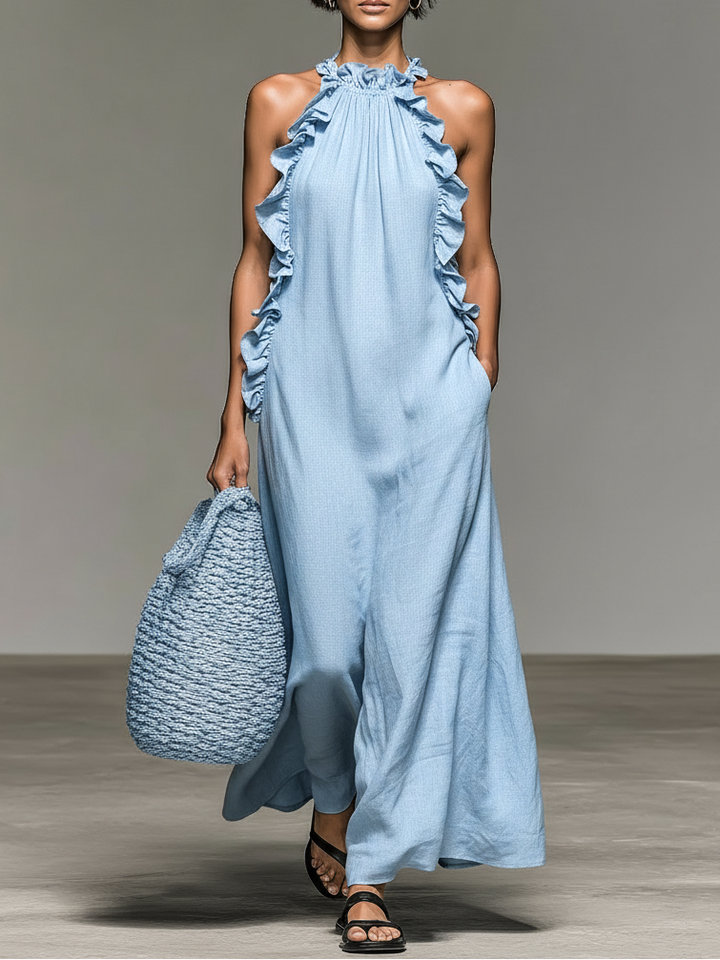 LUNA | Maxi Dress with Pockets