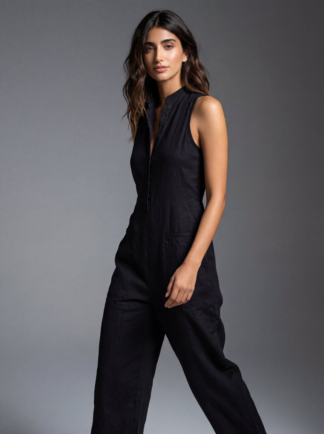 JOY | Sleeveless Minimalist Jumpsuit