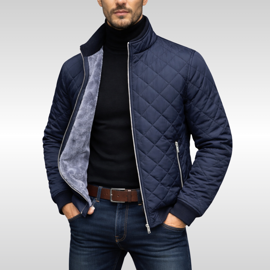 Liam | Veste Matelassée Zippée Élégante