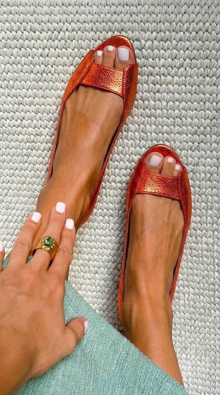 ADELINA | Golden Comfort Sandals