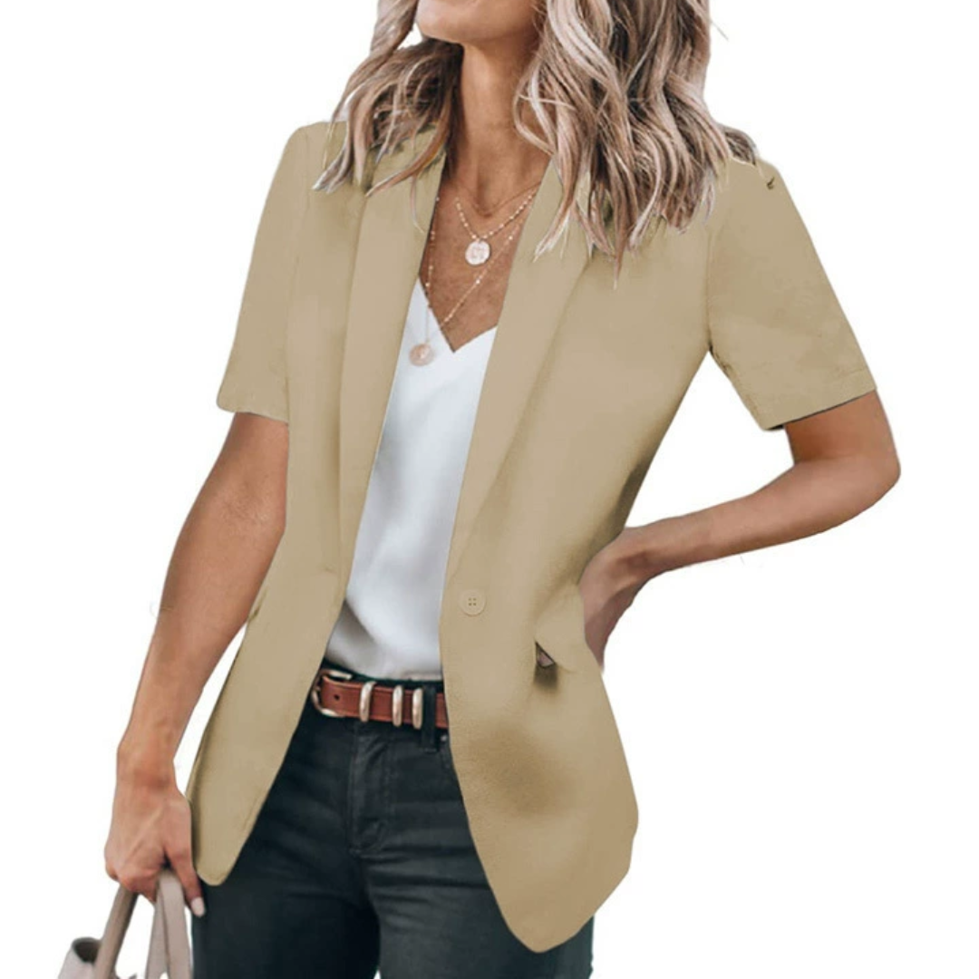 LISANNE | Short Sleeve Casual Blazer