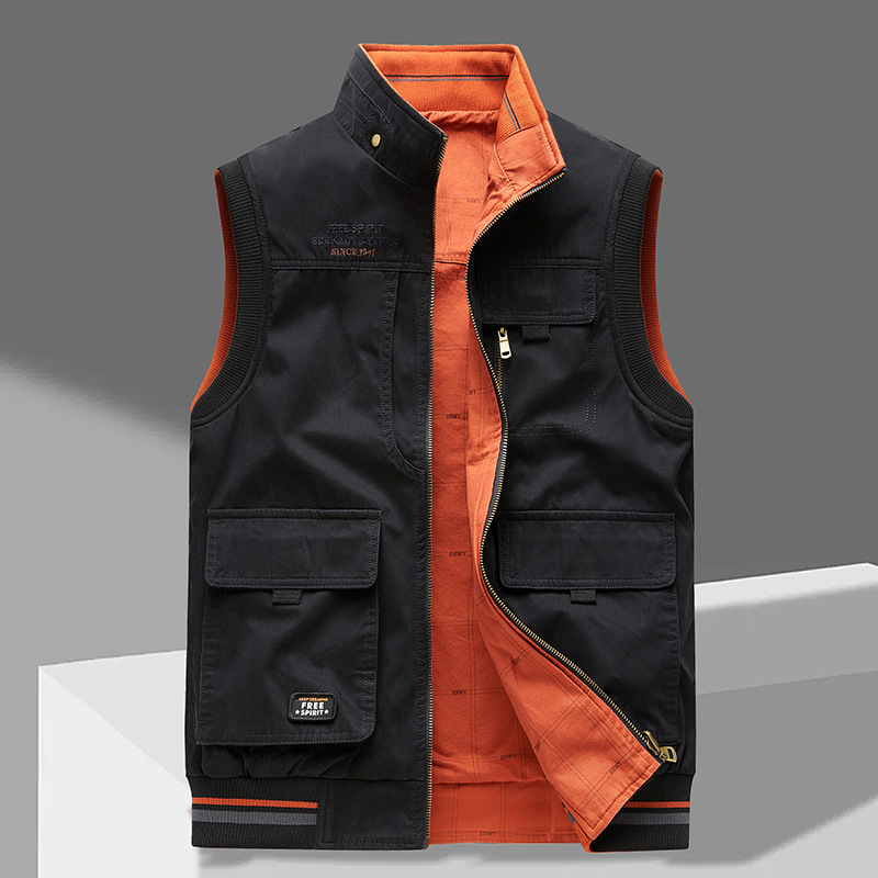 Atlas | Gilet Homme Bicolore Élégant