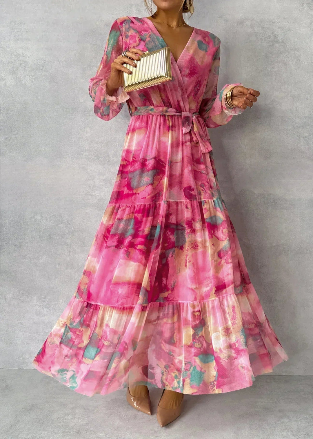 PAULENE | Floral Dress