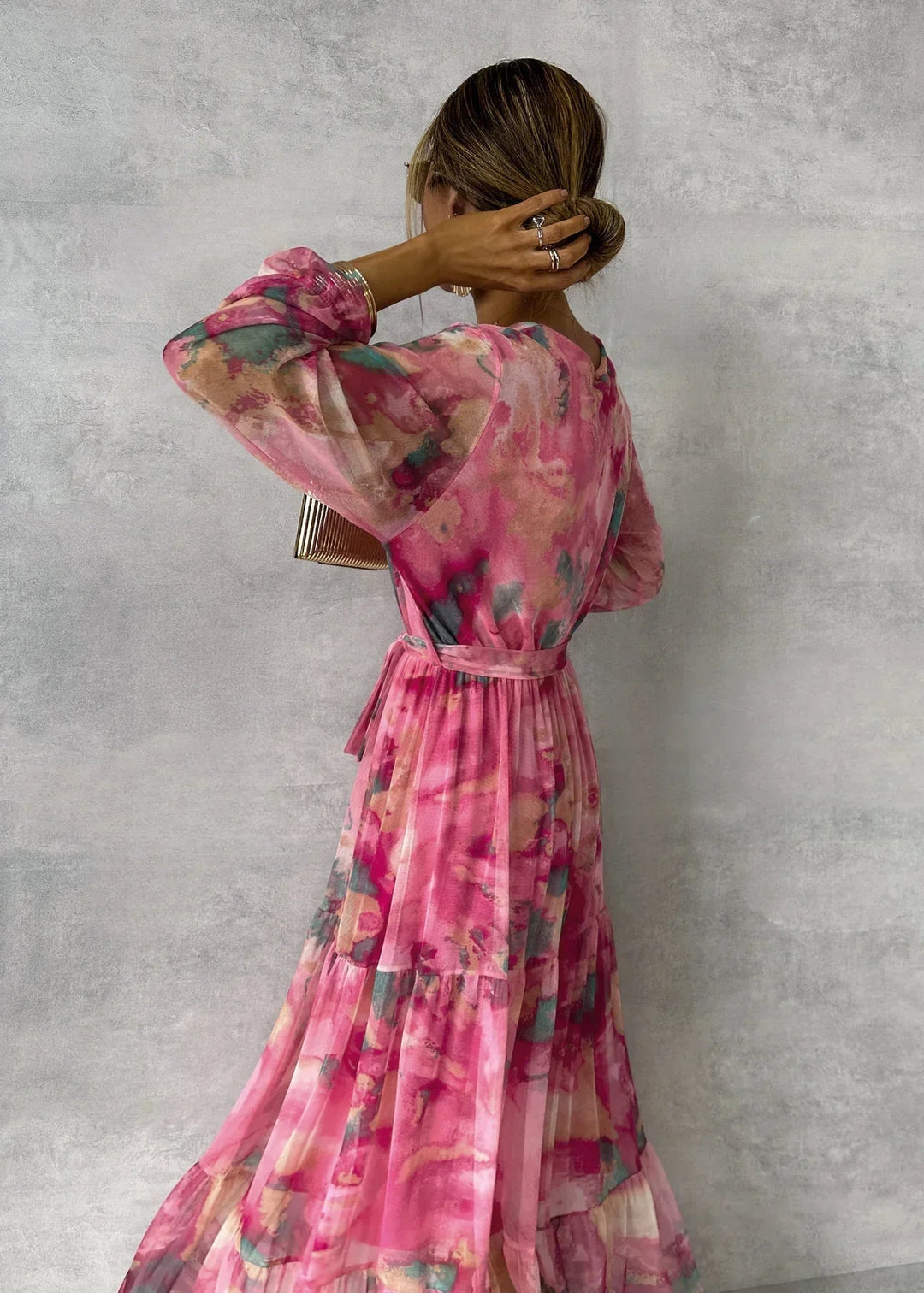 PAULENE | Floral Dress
