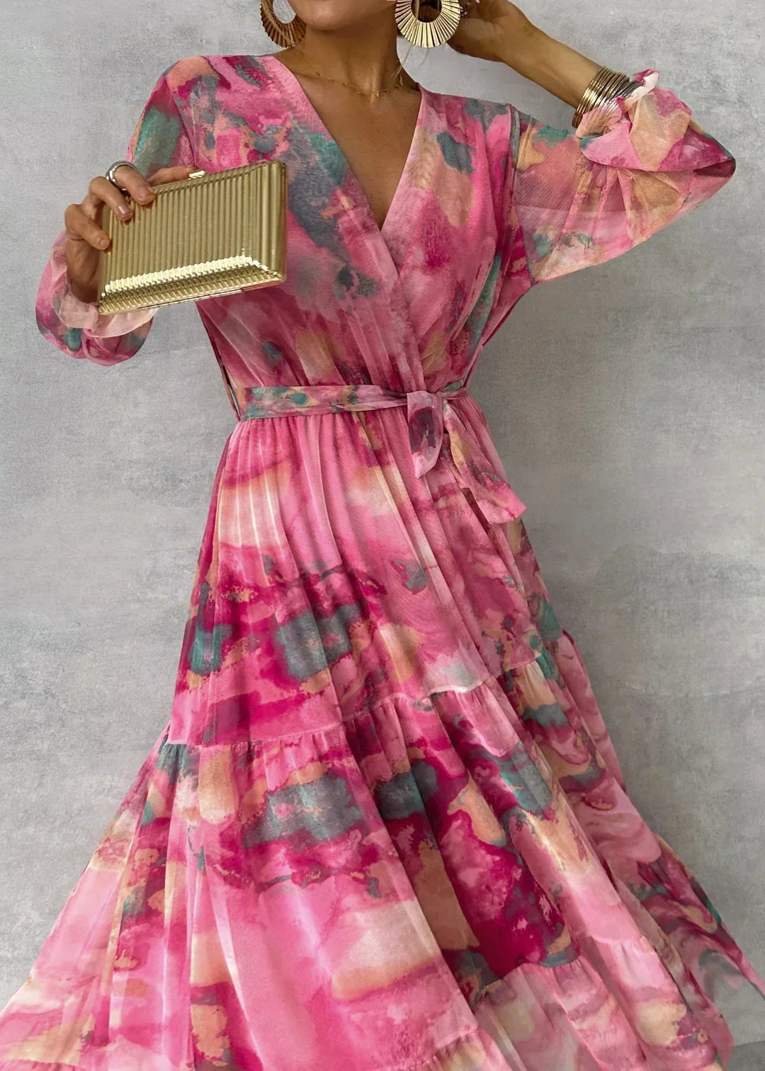 PAULENE | Floral Dress