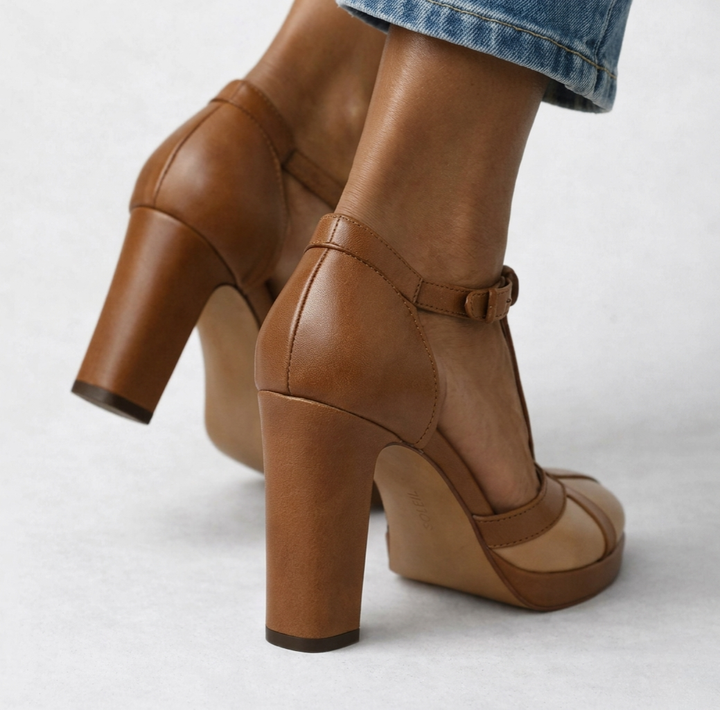 MAËLYNE | Retro Elegant Heels with Ergonomic Support