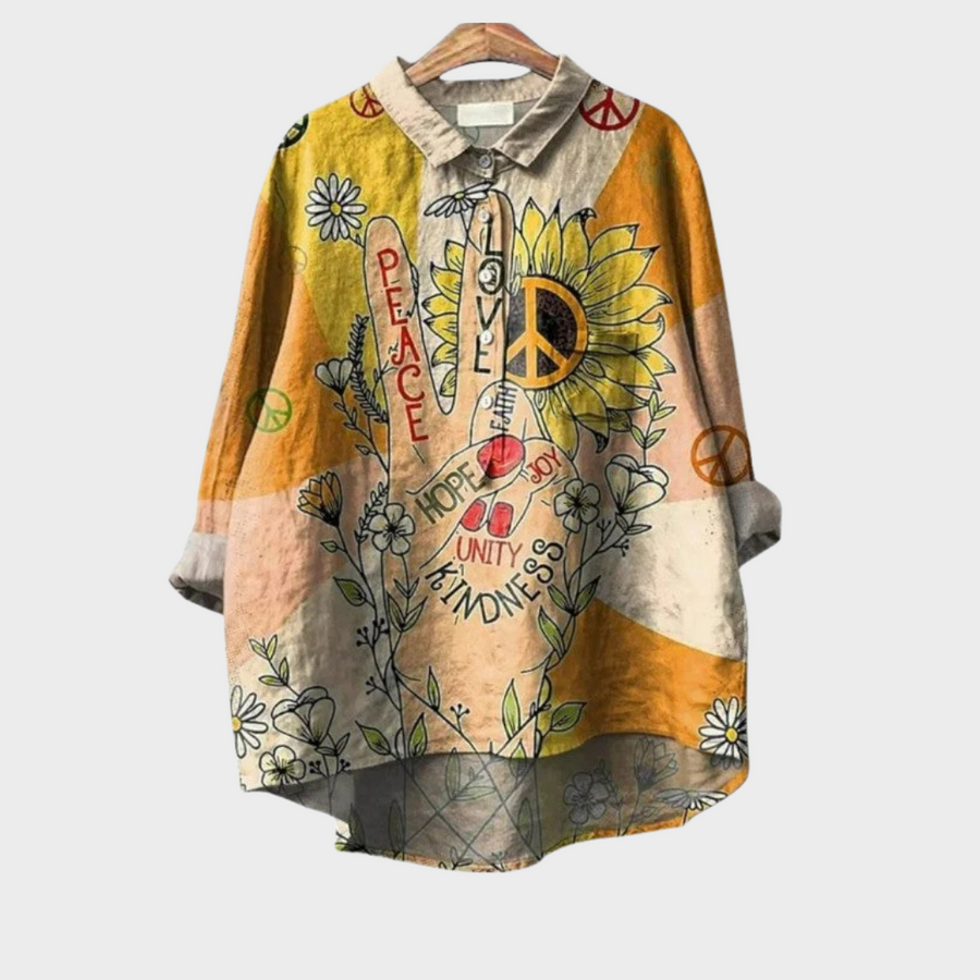 Coline | Chemise Douce Pétales de Soie