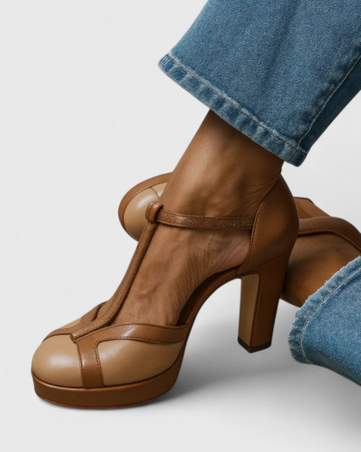 MAËLYNE | Retro Elegant Heels with Ergonomic Support