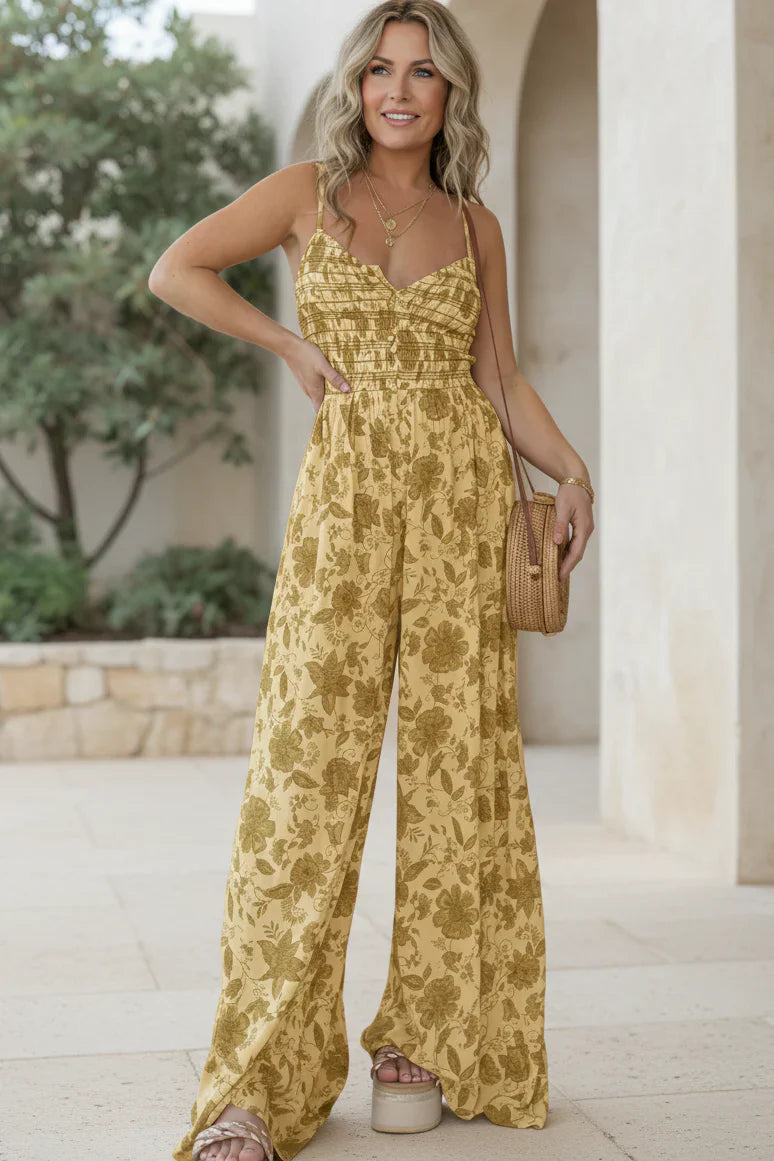 HARPER | Floral Wide-Leg Jumpsuit