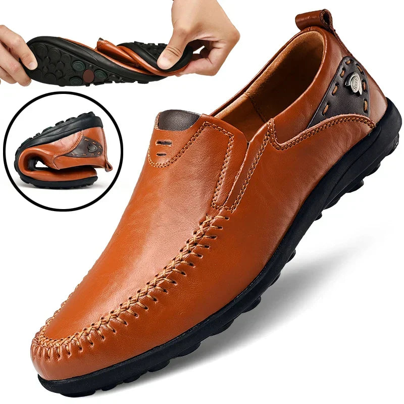 Pierre | Mocassins En Cuir Confort Premium