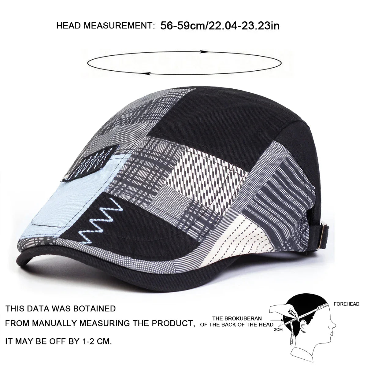 Raoul | Casquette Coton Patchwork