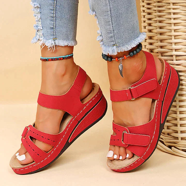 LEILA | Comfortable Orthopaedic Sandals with Wedge