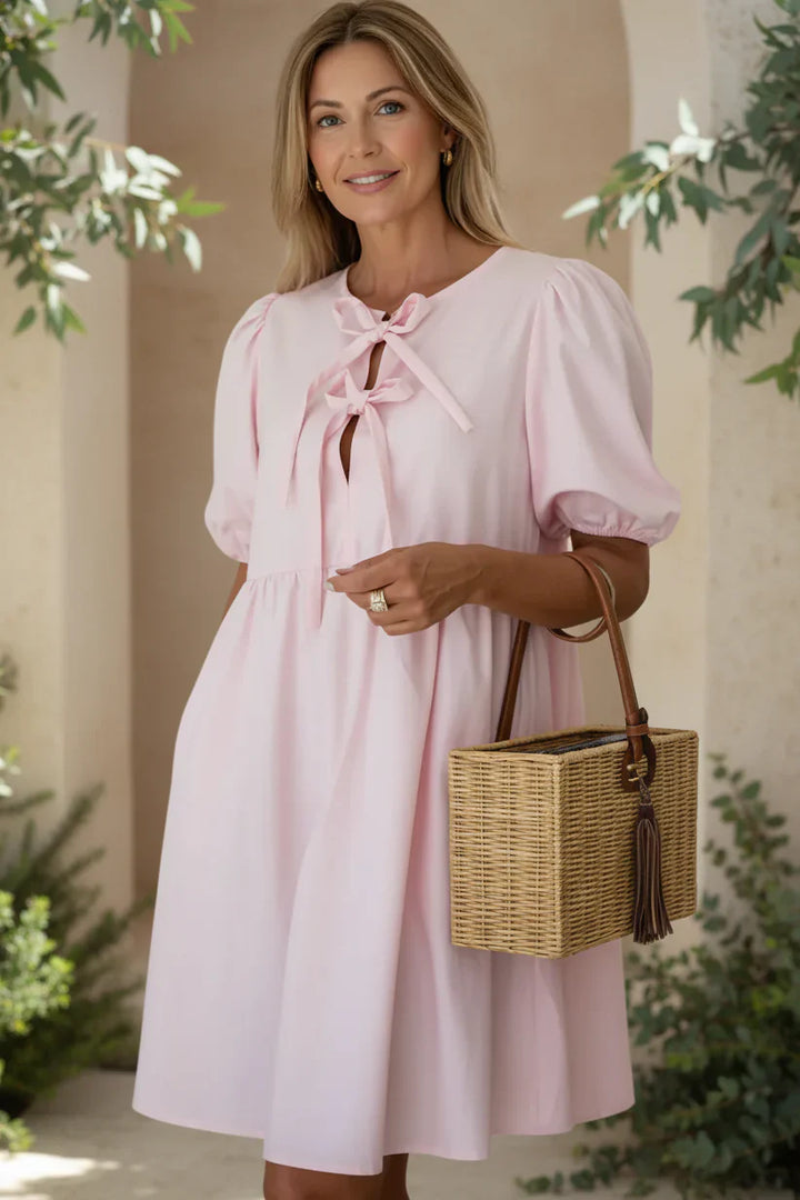 AMINA | Airy Tie Dress