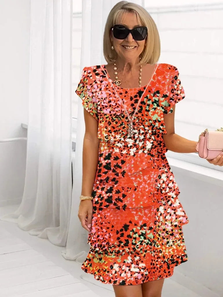 CLARISSA | Elegant Layered Dress