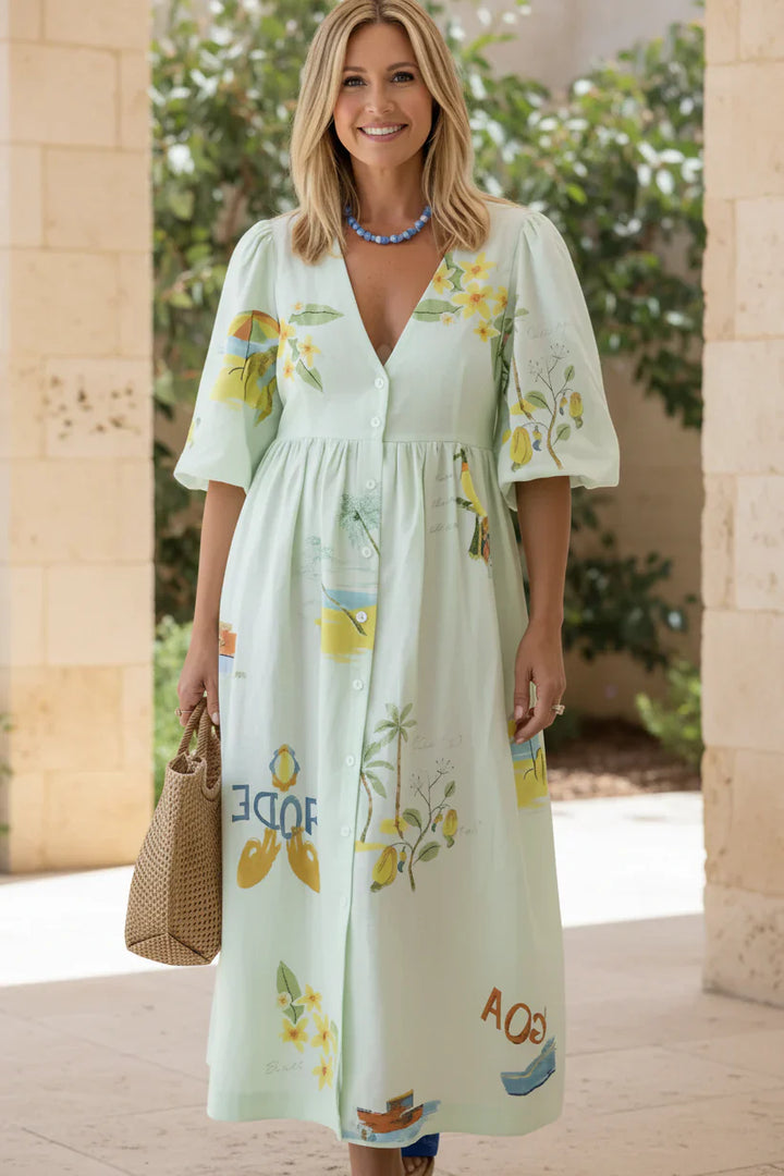 MAEVE | Garden Breeze Midi Dress