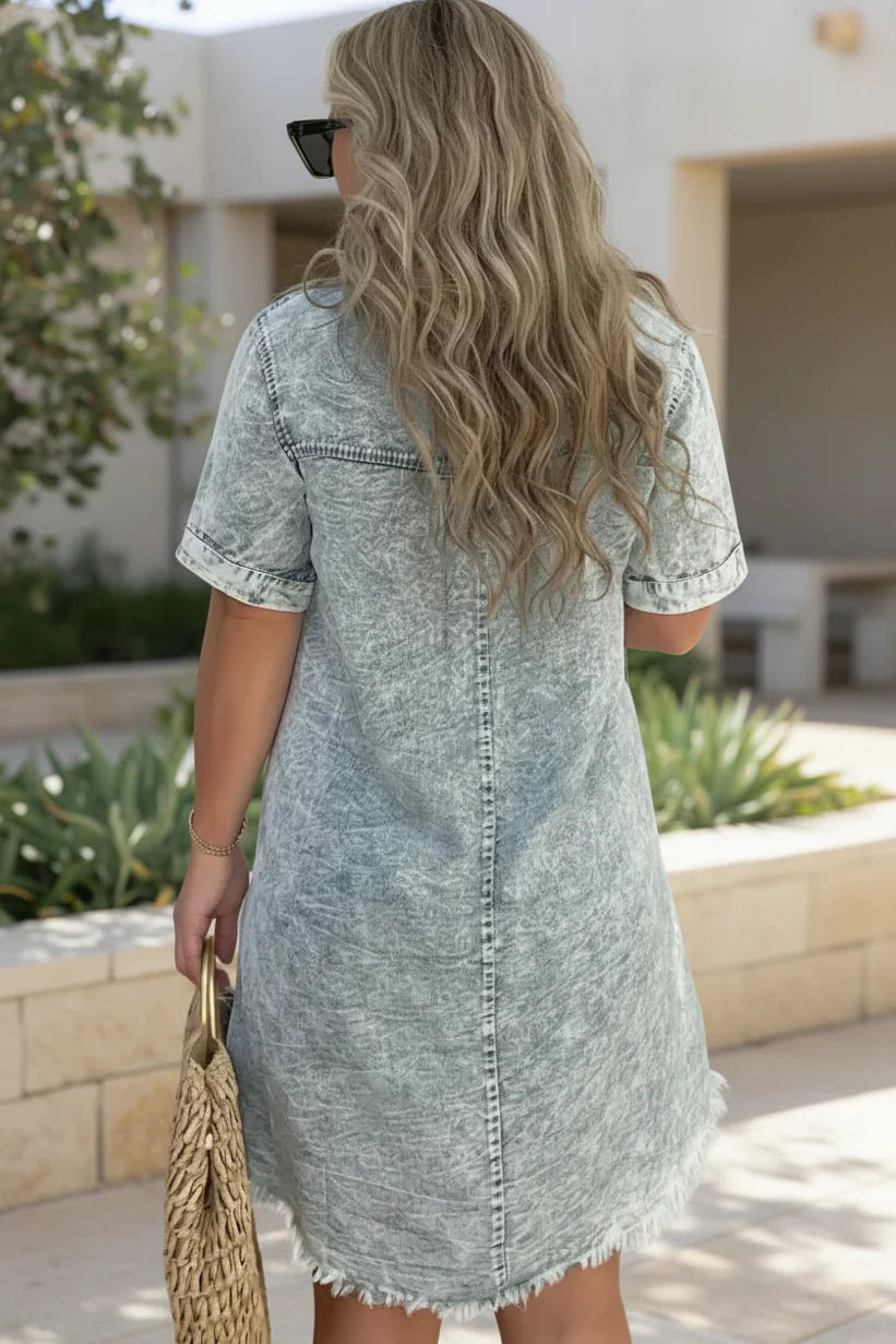 CAIA | Textured Mini Dress