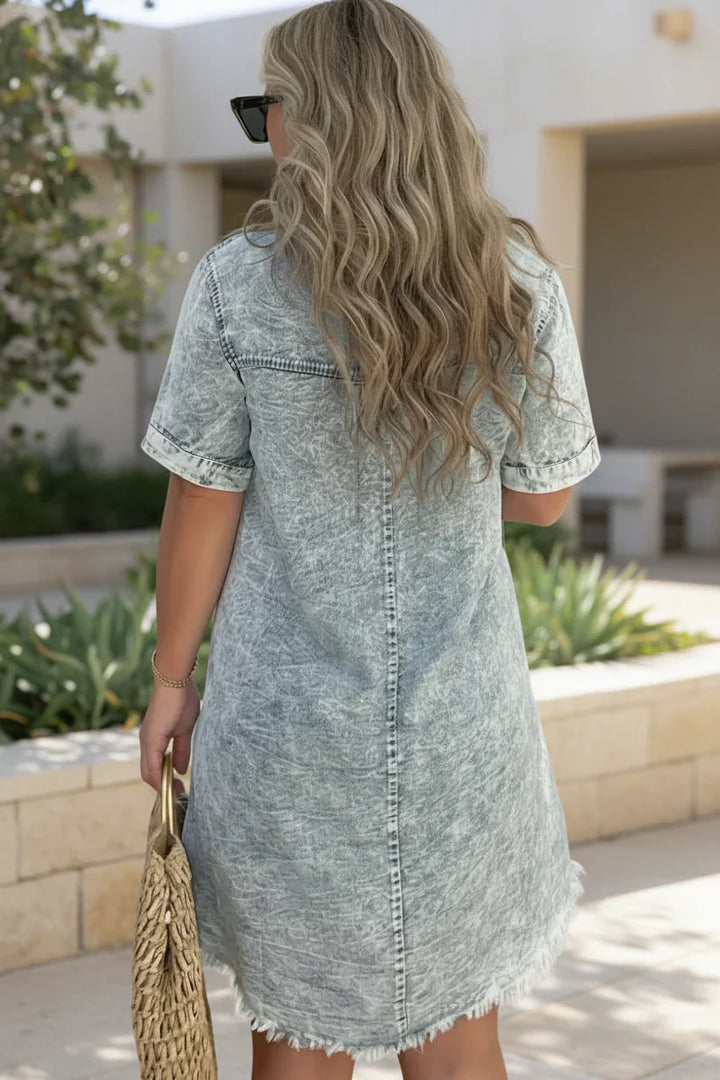 CAIA | Textured Mini Dress