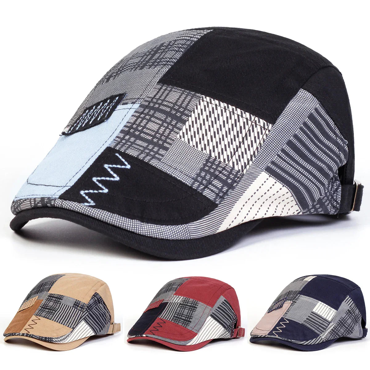 Raoul | Casquette Coton Patchwork