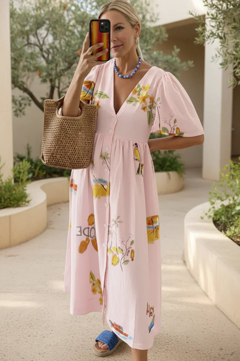 MAEVE | Garden Breeze Midi Dress
