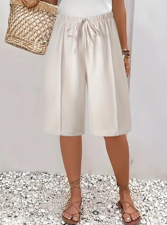 Béatrice | Short Élégant Confort Lin