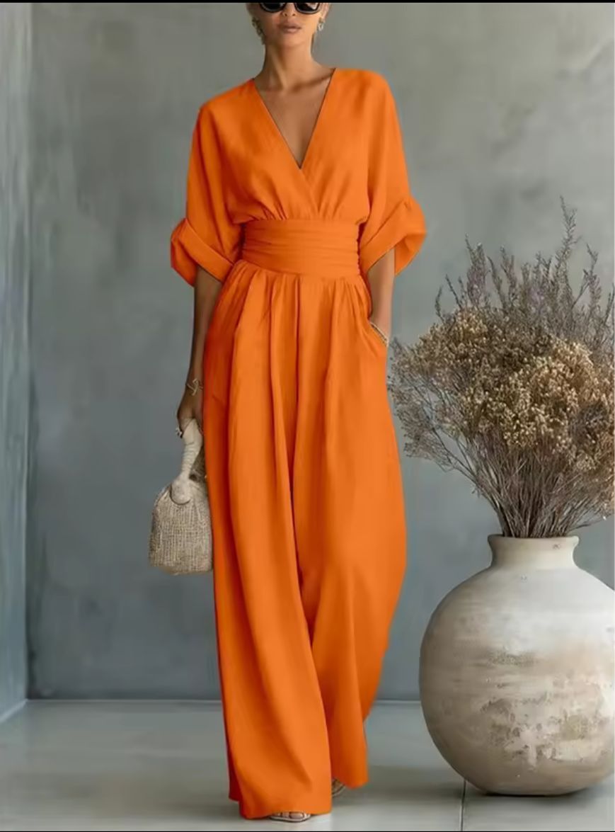 RISEL | Jumpsuit to Feel Comfortable and Polished on Your Day.
