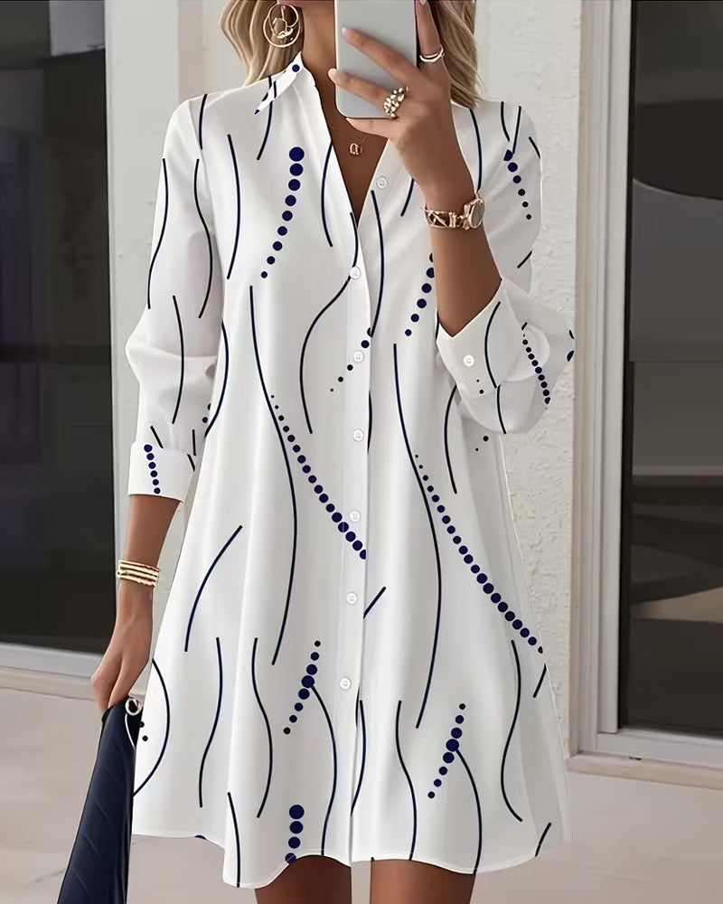 Ondine | Chemise Femme Col Ondulé Élégante