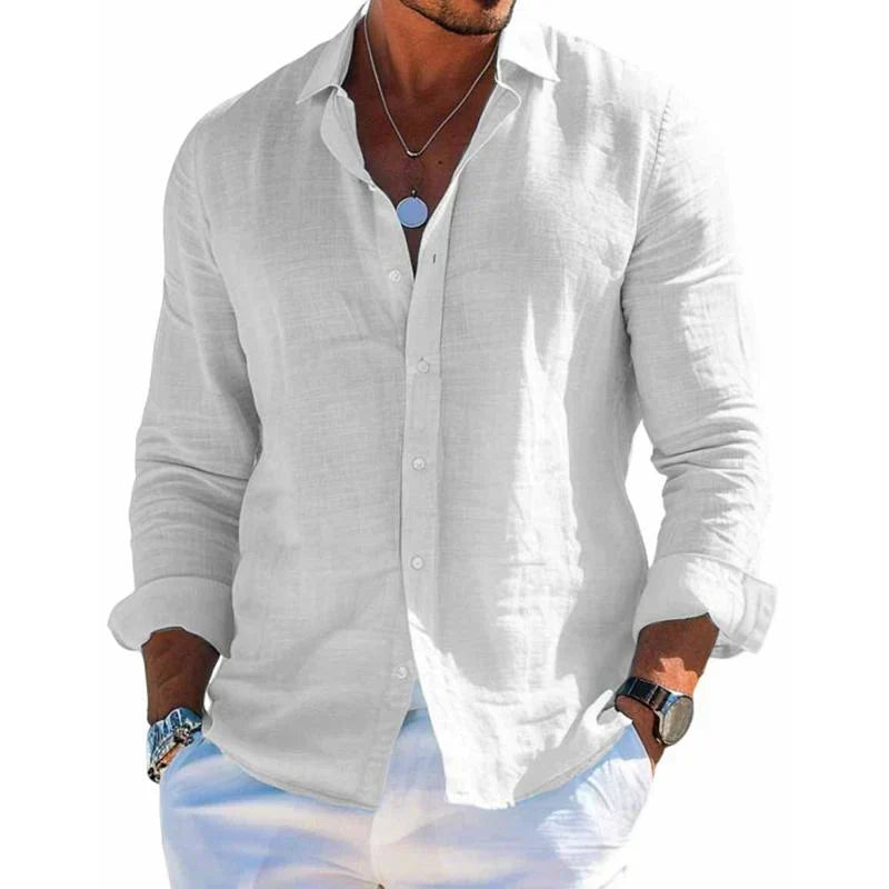 Luc | Chemise Lin Légère Été