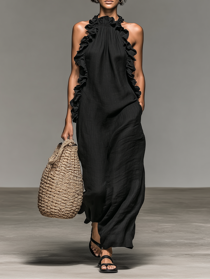 LUNA | Maxi Dress with Pockets