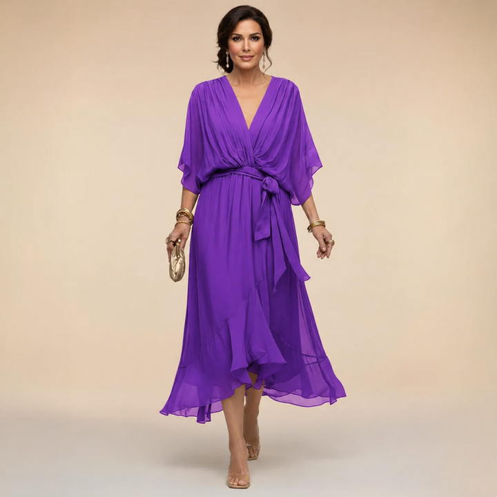 MONICA | V-neck dress