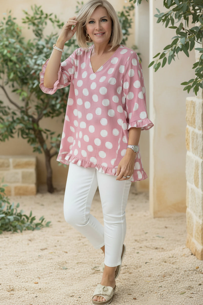 MARINA | Printed Vintage Top