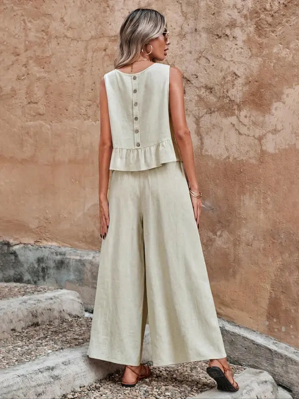 DANAO | Casual Sleeveless Co-ord Lounge Set