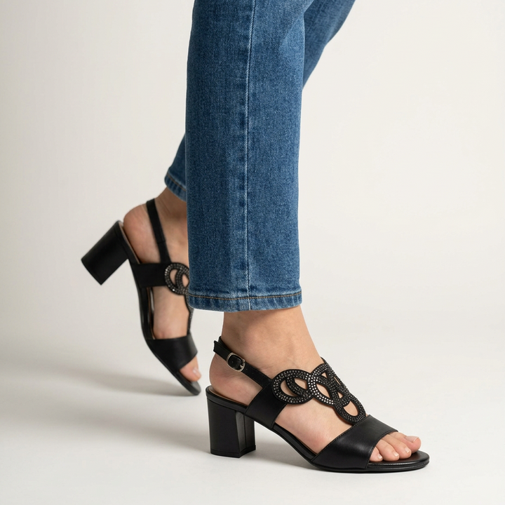GINA | Comfortable Women's Sandal with Heel
