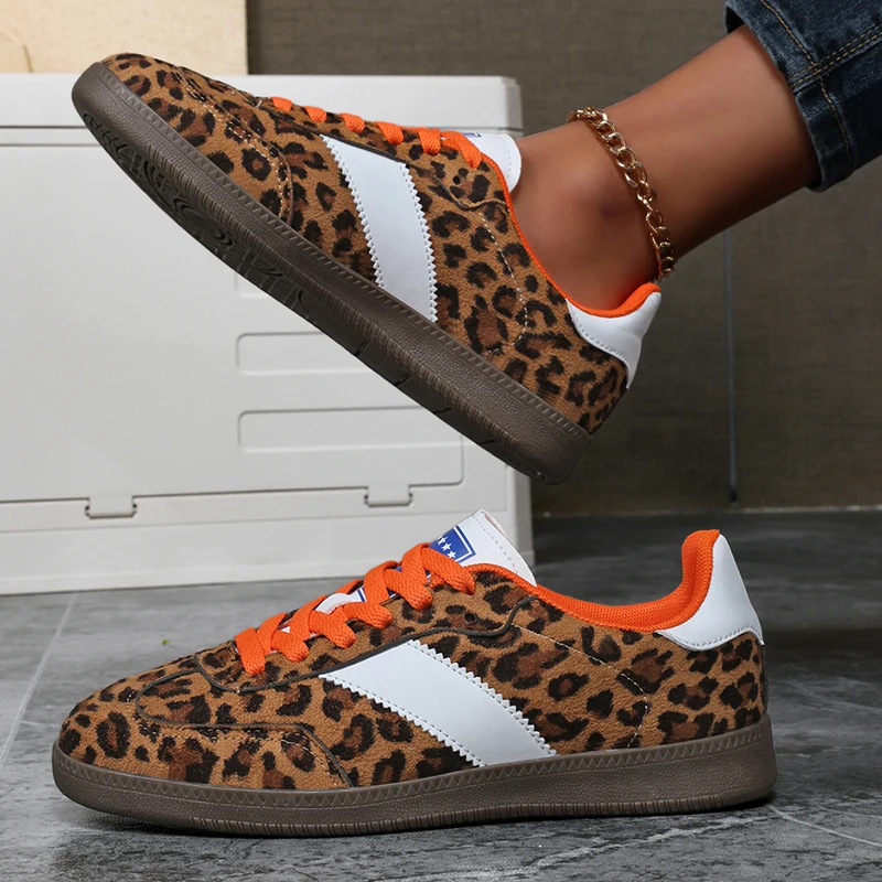 FIERCE | Suede Leopard Sneaker