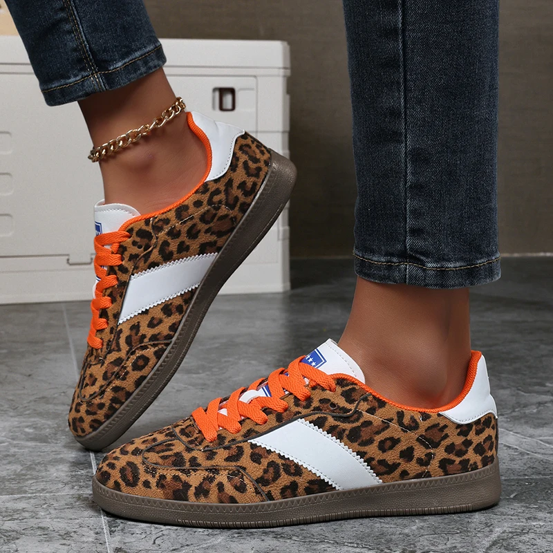 FIERCE | Suede Leopard Sneaker