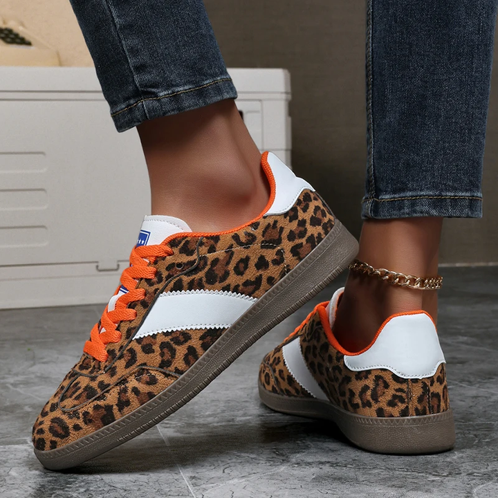 FIERCE | Suede Leopard Sneaker