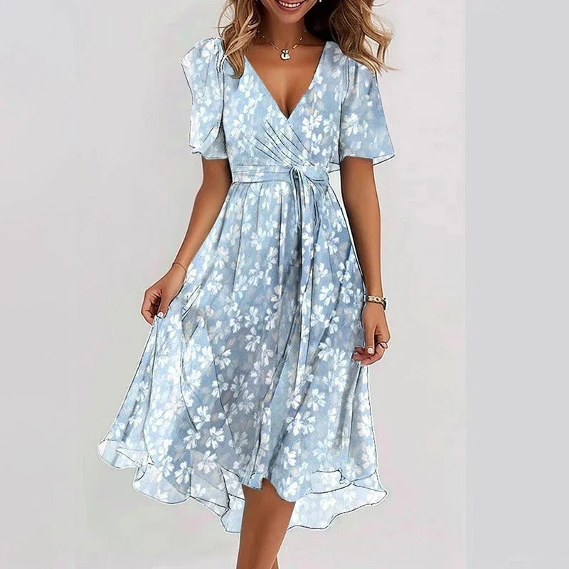 Solange | Robe Élégante Colorée