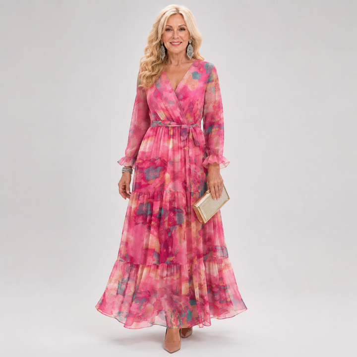 PAULENE | Floral Dress
