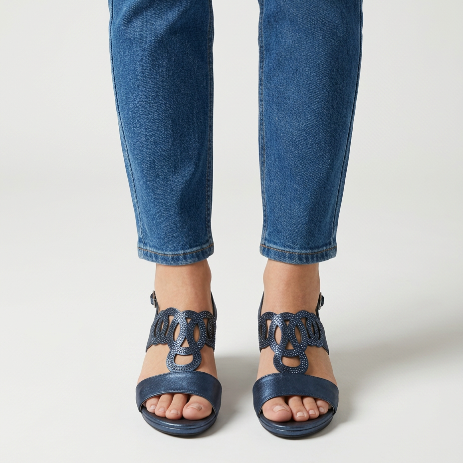GINA | Comfortable Women's Sandal with Heel