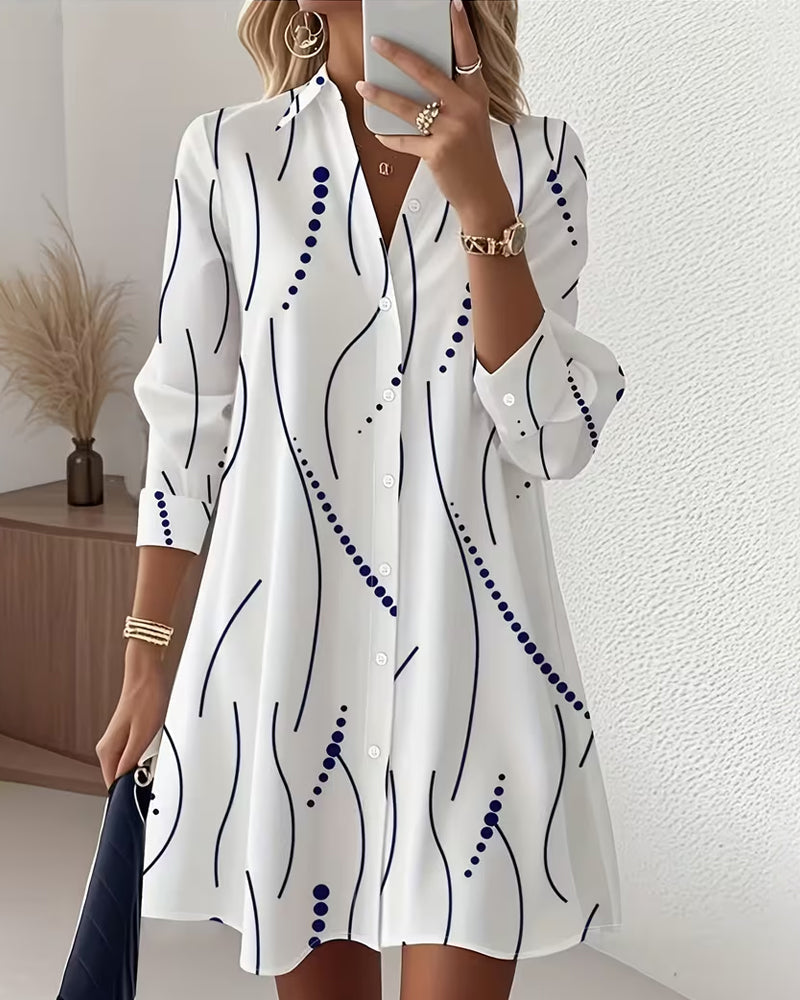 Ondine | Chemise Femme Col Ondulé Élégante