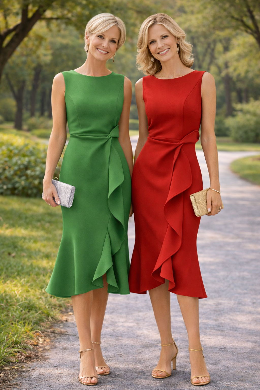 DARLENE | Elegant Midi Dress