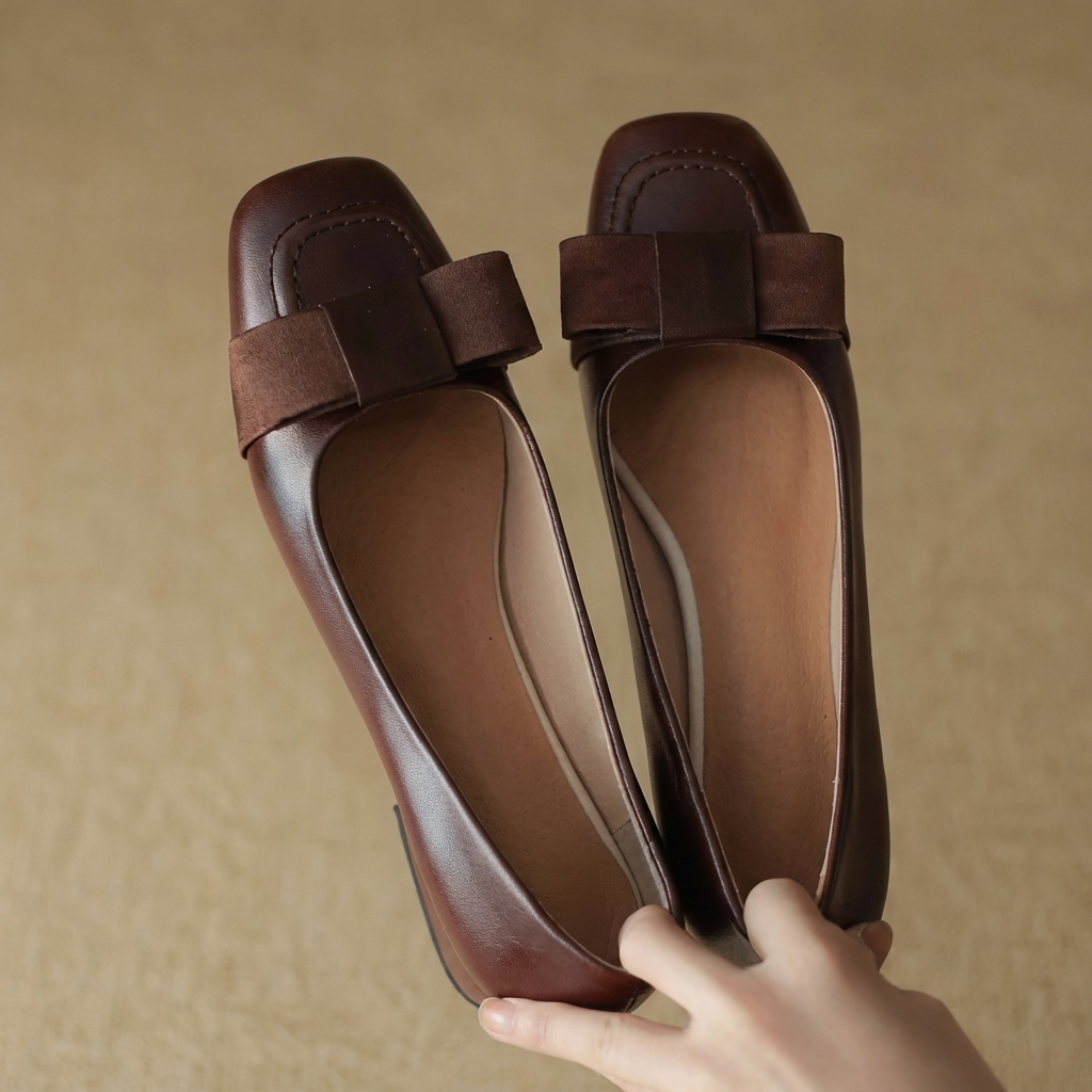 Camille | Ballerines Cuir Signature