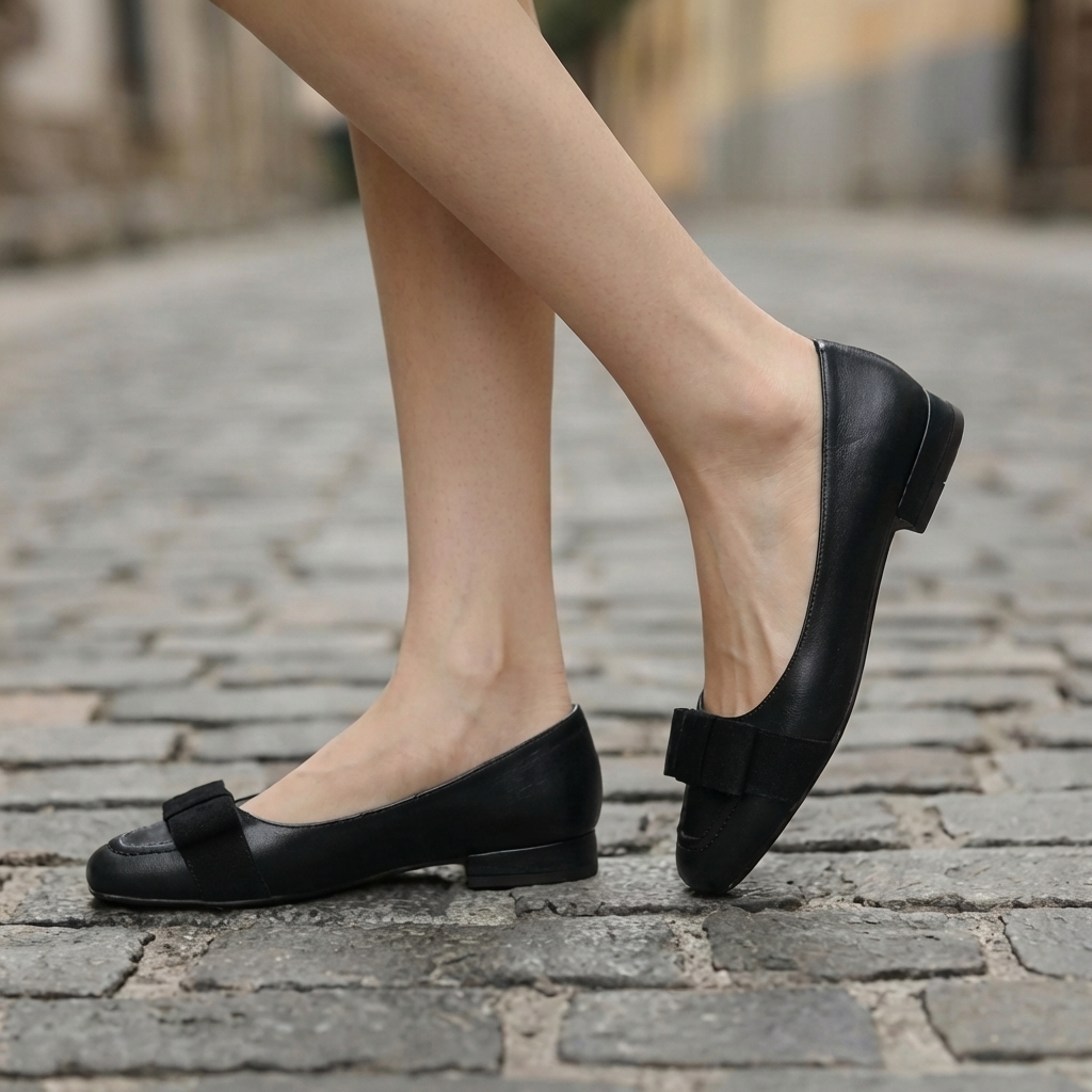 Camille | Ballerines Cuir Signature