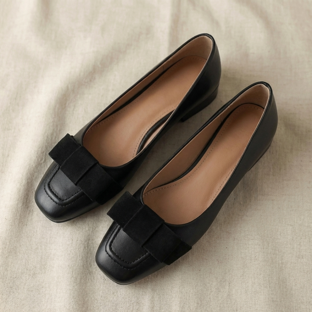 Camille | Ballerines Cuir Signature