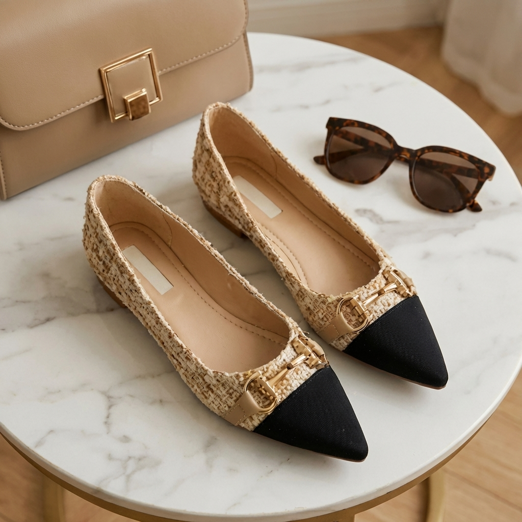 Ballerines Verona | Tweed Raffiné