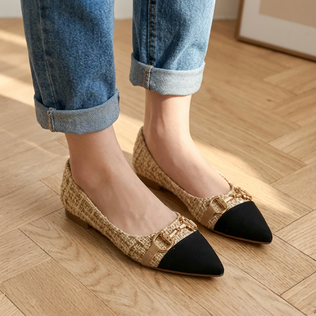 Ballerines Verona | Tweed Raffiné