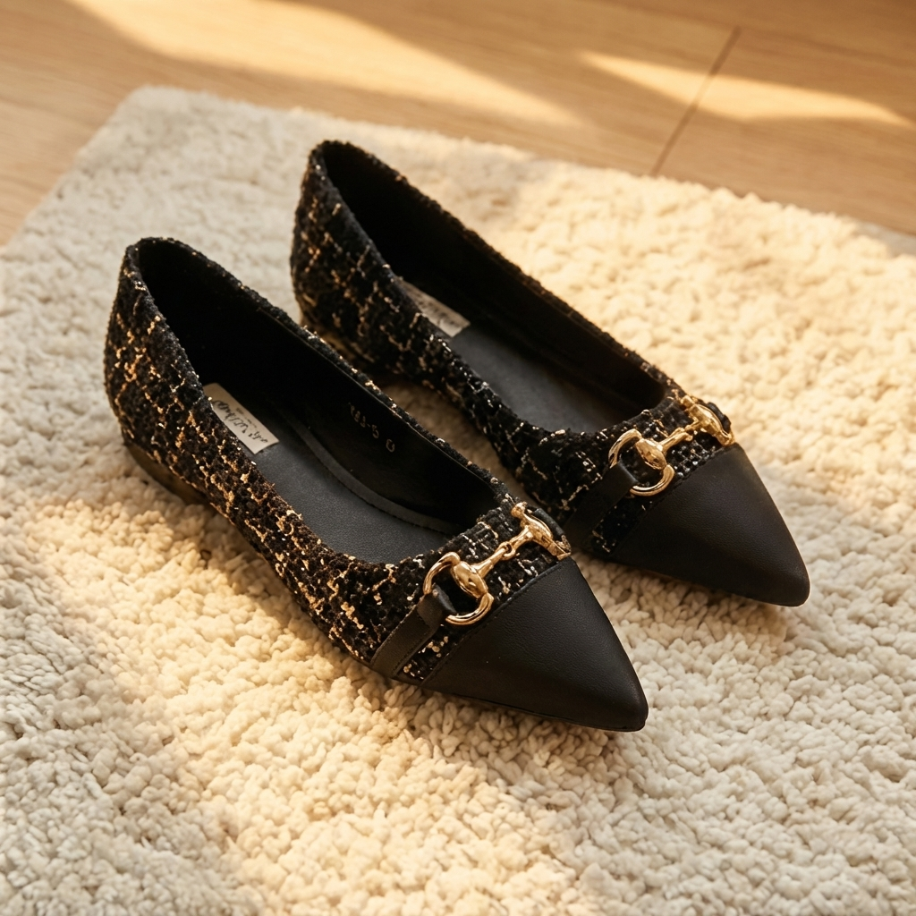 Ballerines Verona | Tweed Raffiné